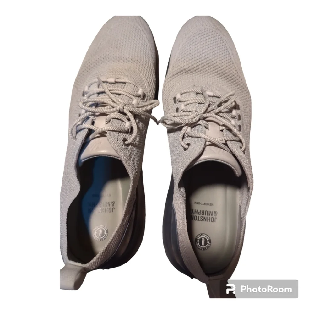 Johnston & Murphy Amherst U-Throat Knit Sneakers gray SZ 13
